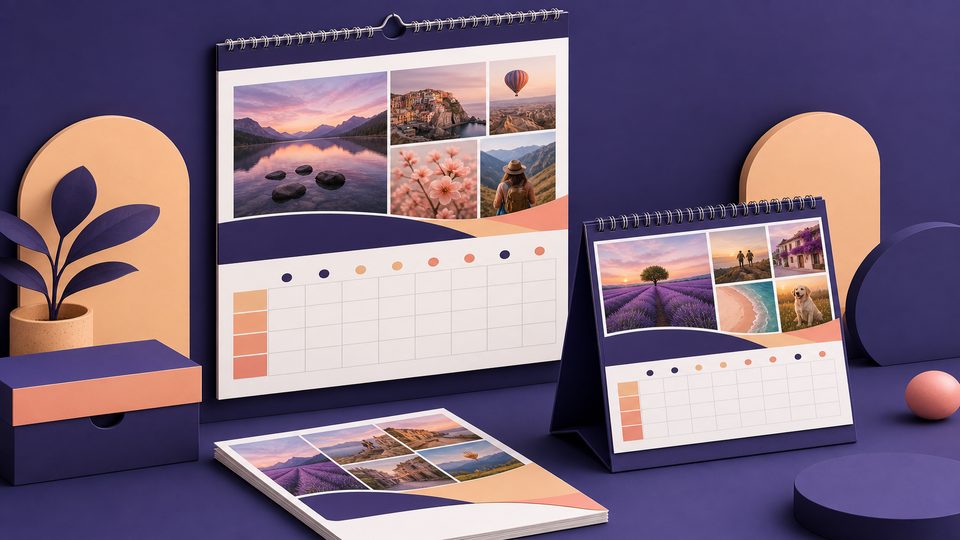Custom branded calendar printing