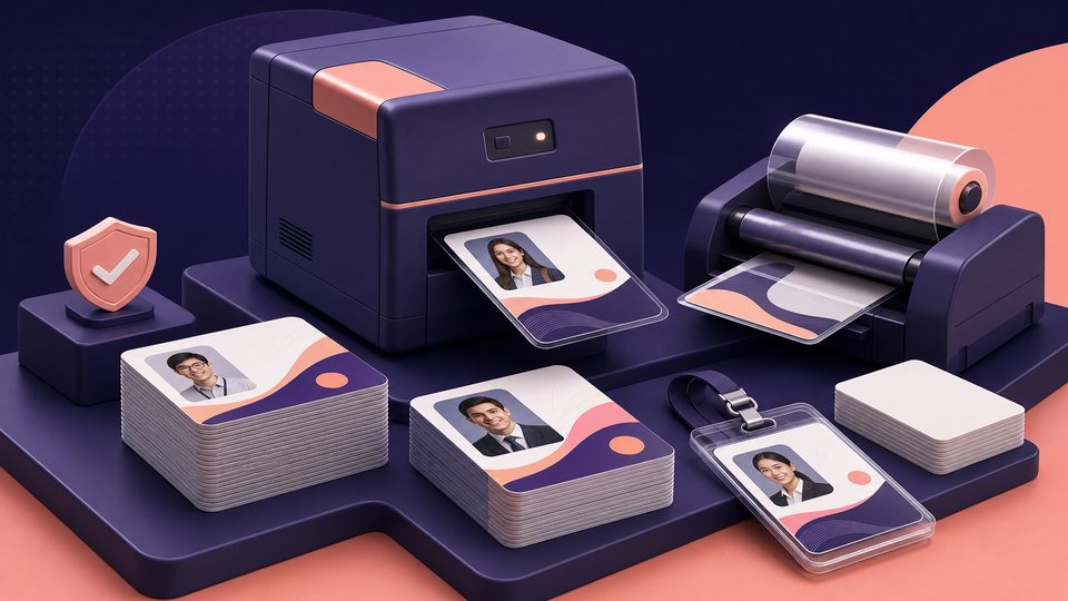 Professional PVC ID card printing