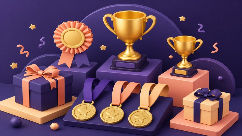 Medals trophies and gift items